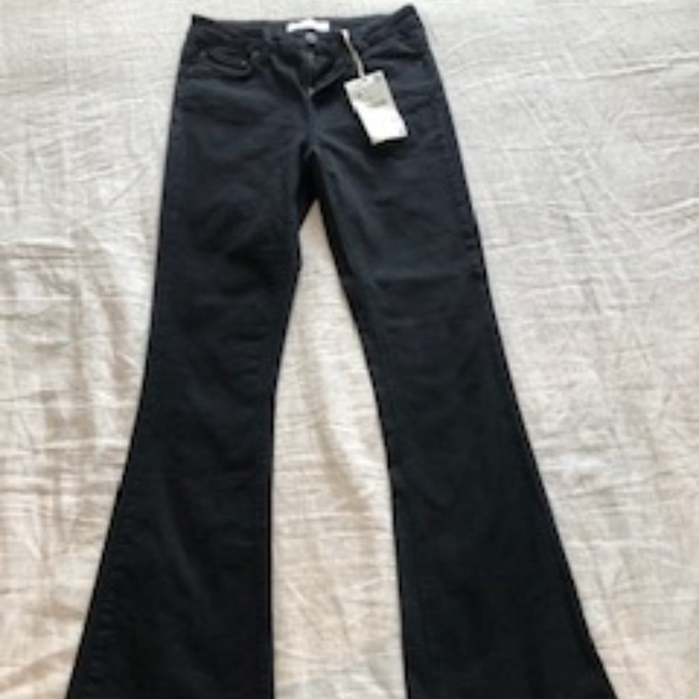 Never Worn Black Bell Bottom Jeans